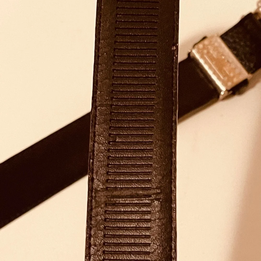 BELCARINO ITALY belt with unique watch buckle